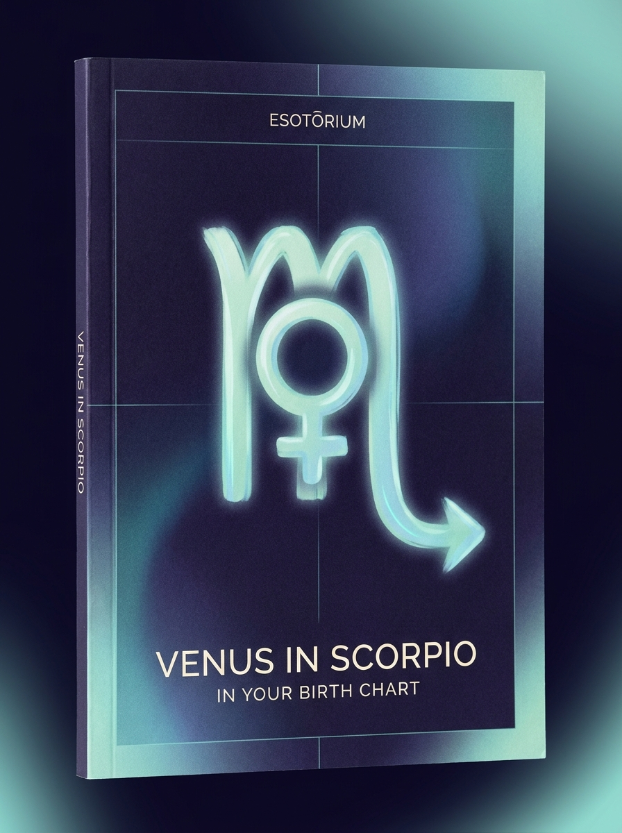Venus in Scorpio — Meaning in Your Birth Chart — Esotorium cover v4