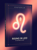 Rising in Leo — Meaning in Your Birth Chart — Esotorium cover v4