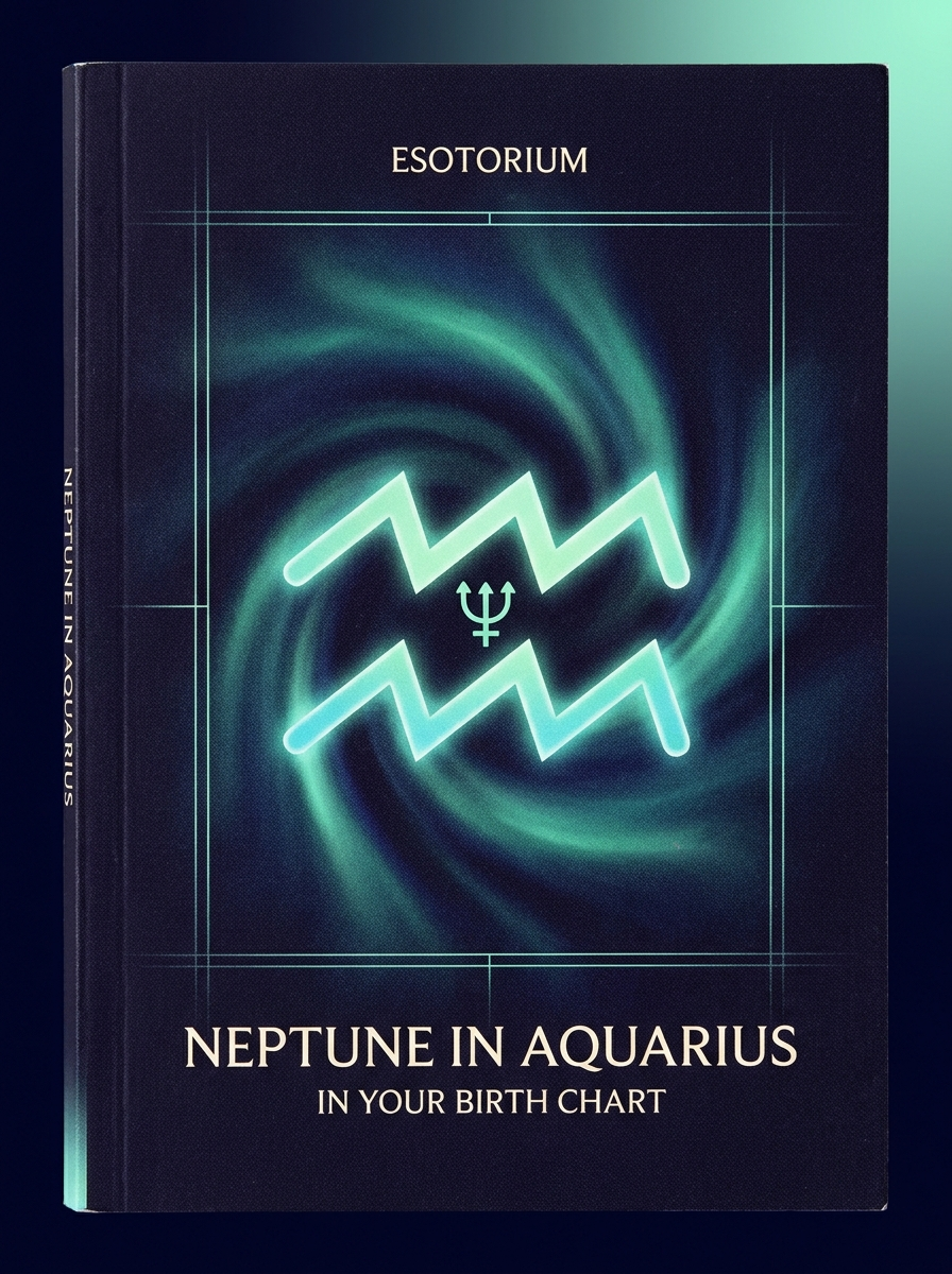 Neptune in Aquarius — Meaning in Your Birth Chart — Esotorium cover v4