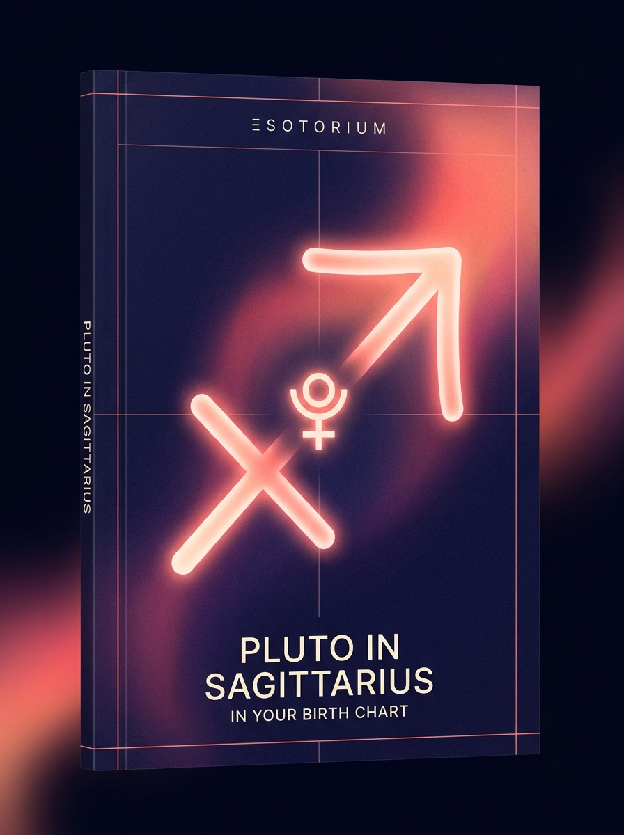 Pluto in Sagittarius — Meaning in Your Birth Chart — Esotorium cover v4