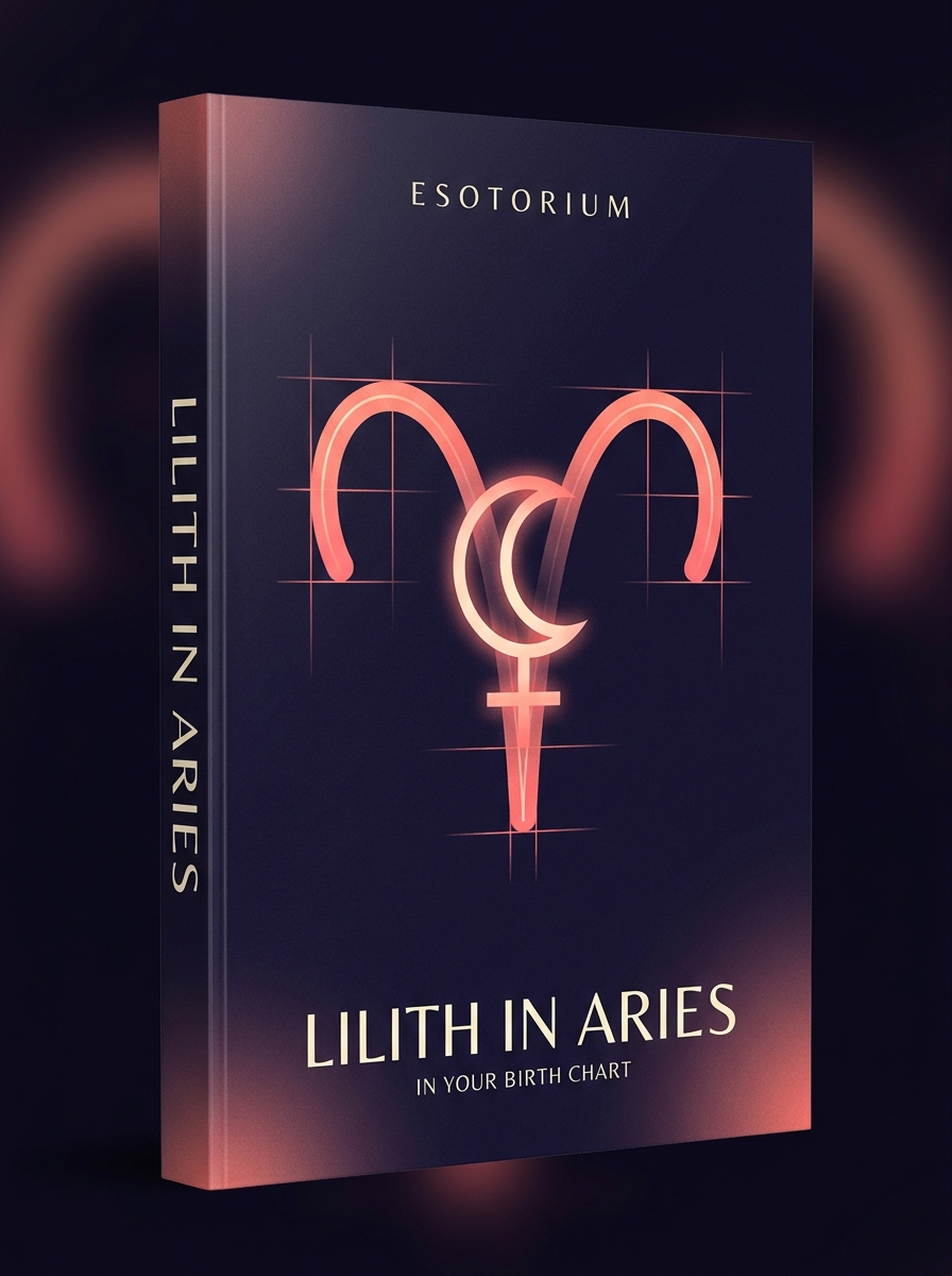 Lilith in Aries — Meaning in Your Birth Chart — Esotorium cover v4