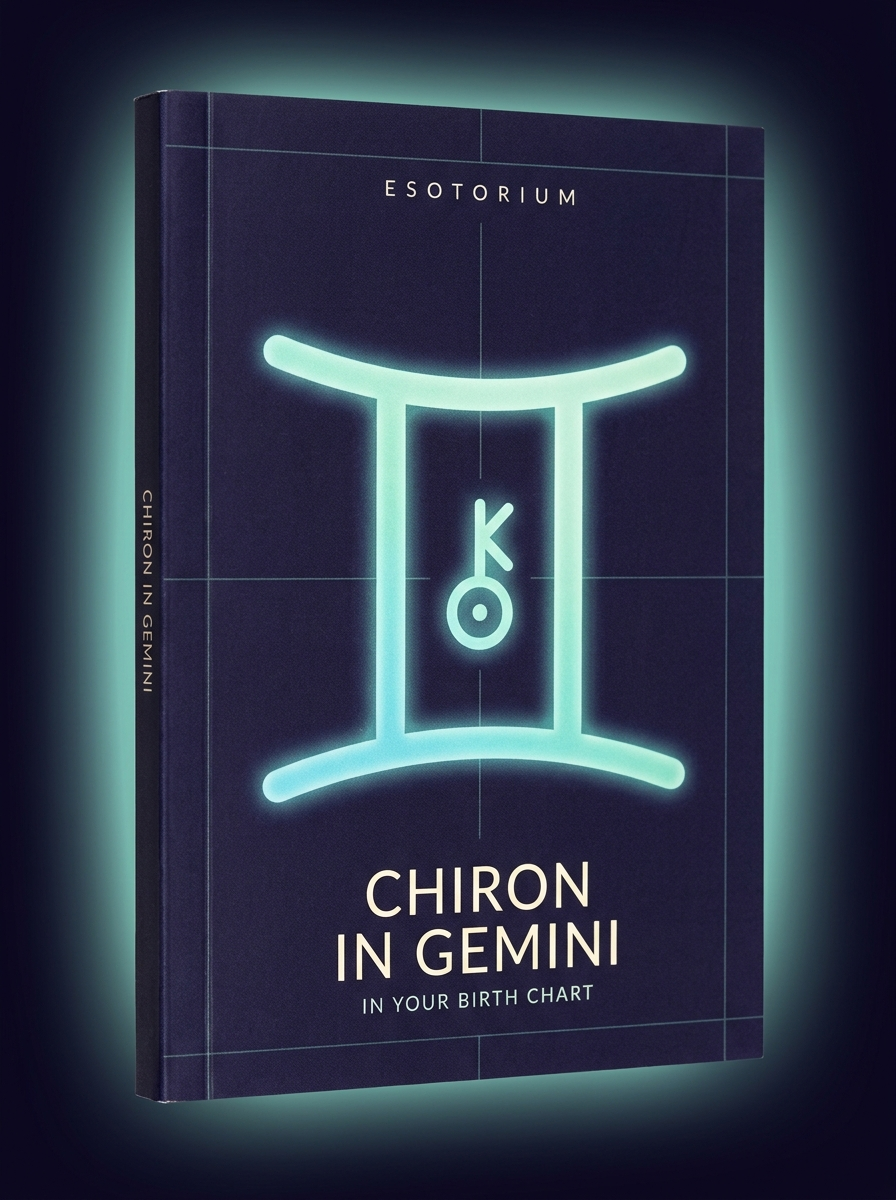 Chiron in Gemini — Meaning in Your Birth Chart — Esotorium cover v4