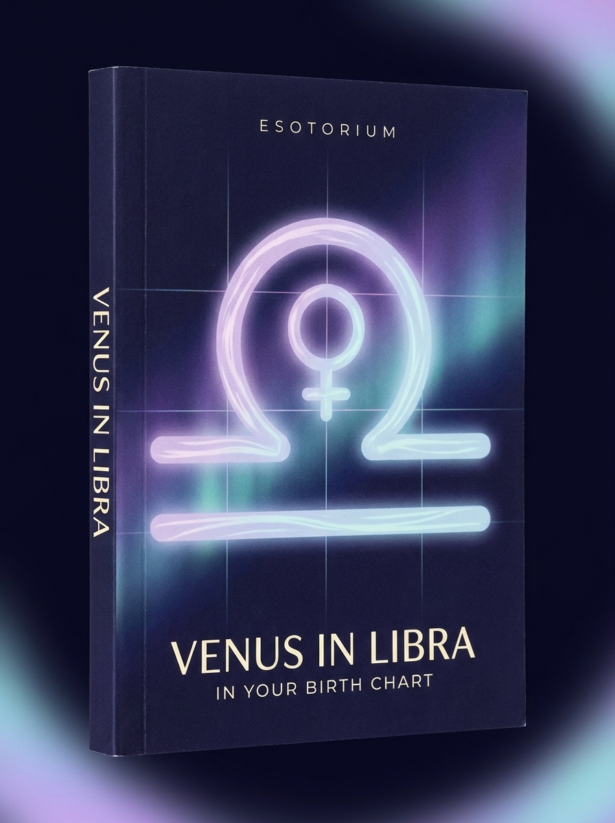Venus in Libra — Meaning in Your Birth Chart — Esotorium cover v4