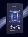 Neptune in Gemini — Meaning in Your Birth Chart — Esotorium cover v4