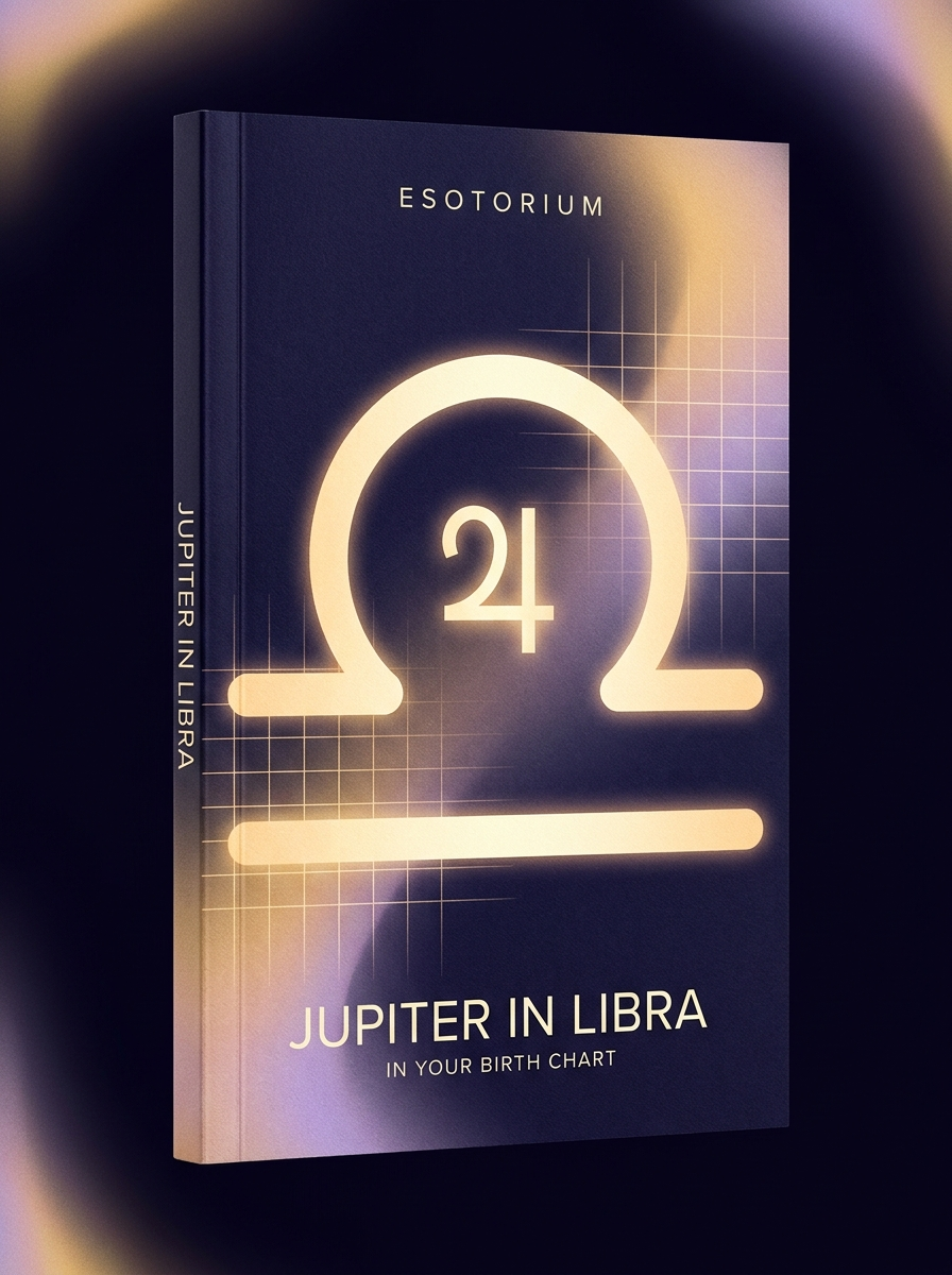 Jupiter in Libra — Meaning in Your Birth Chart — Esotorium cover v4