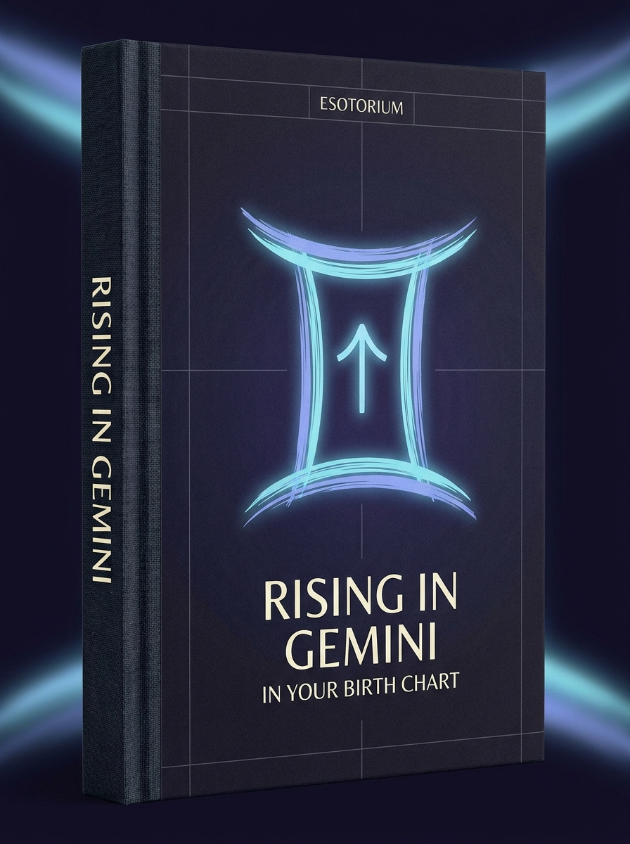 Rising in Gemini — Meaning in Your Birth Chart — Esotorium cover v4