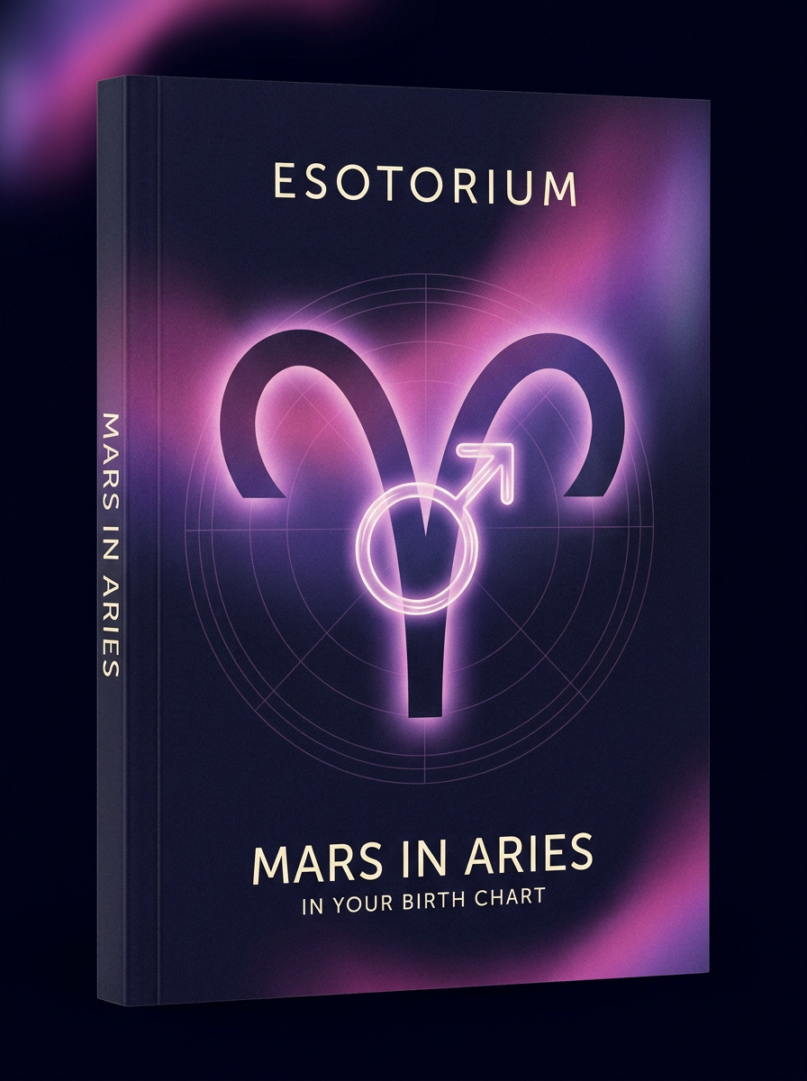 Mars in Aries — Meaning in Your Birth Chart — Esotorium cover v4