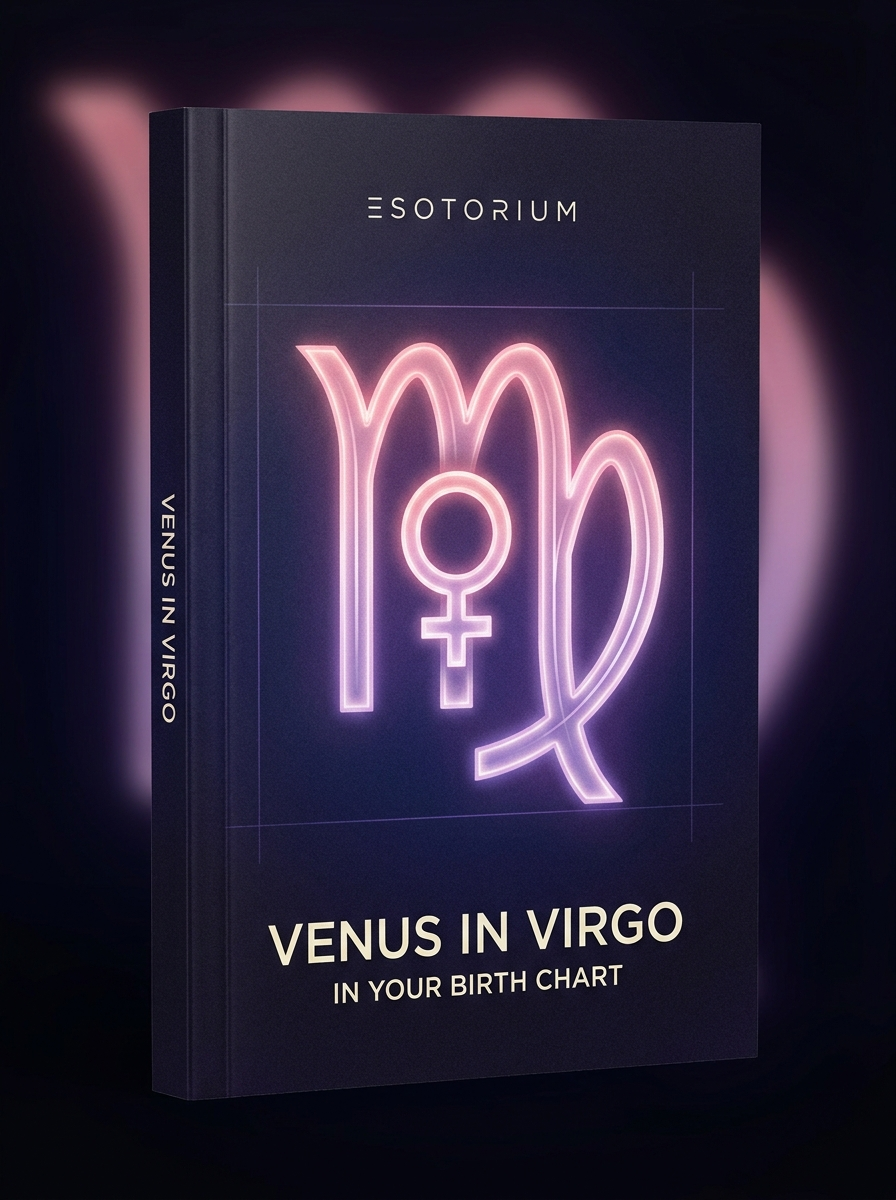 Venus in Virgo — Meaning in Your Birth Chart — Esotorium cover v4