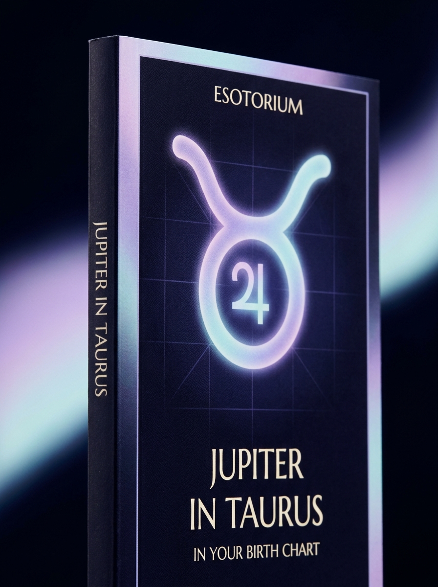 Jupiter in Taurus — Meaning in Your Birth Chart — Esotorium cover v4