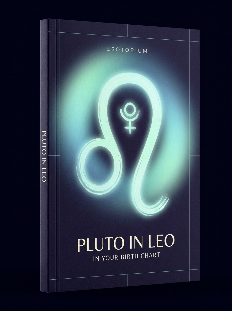 Pluto in Leo — Meaning in Your Birth Chart — Esotorium cover v4