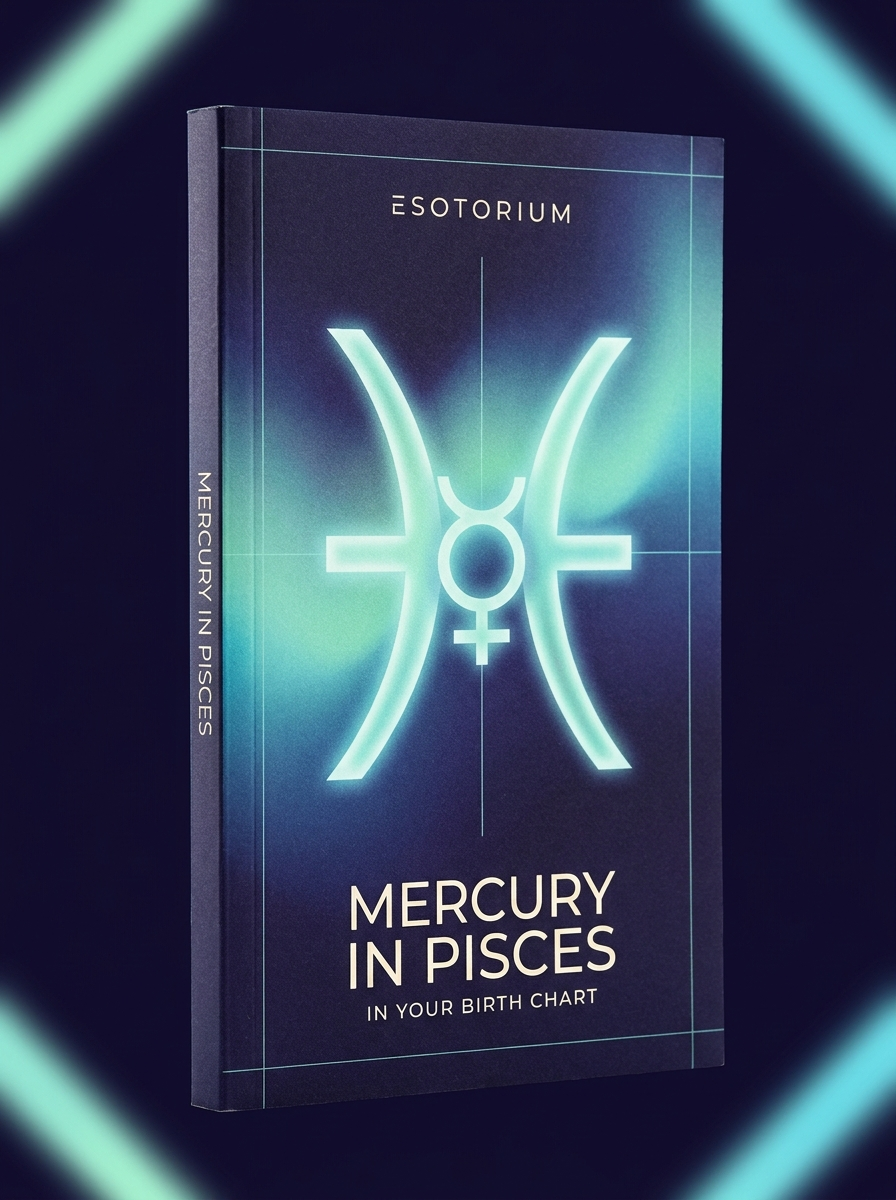 Mercury in Pisces — Meaning in Your Birth Chart — Esotorium cover v4