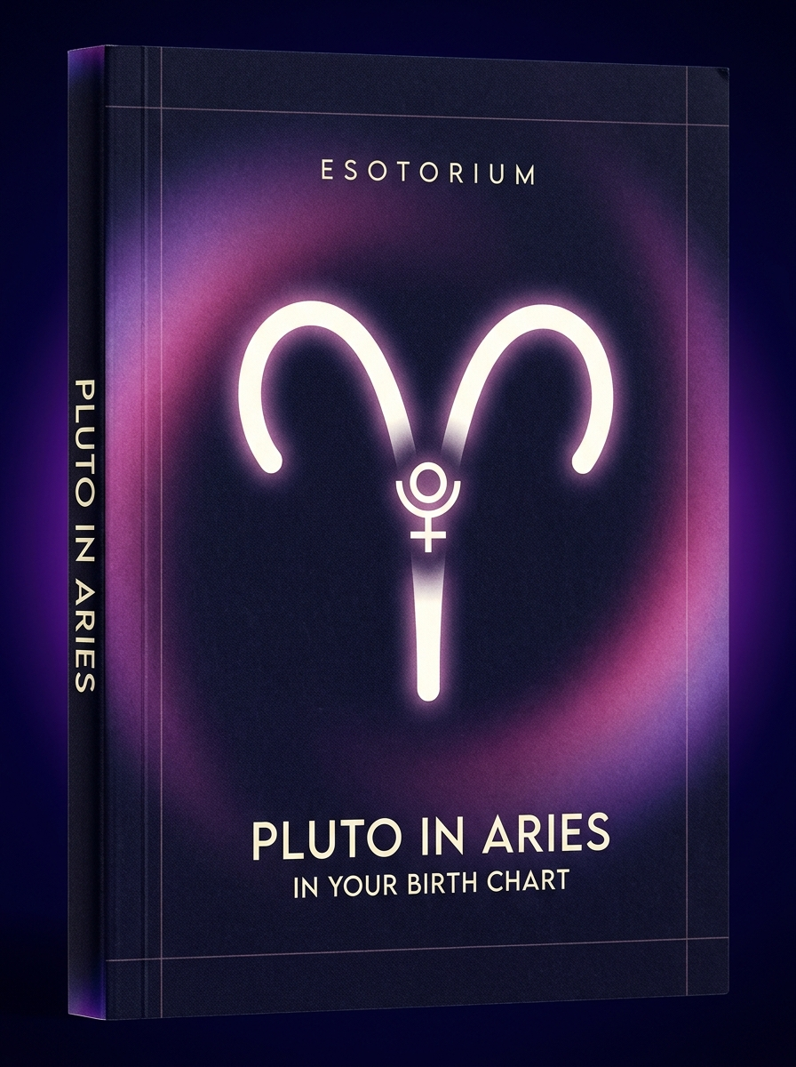 Pluto in Aries — Meaning in Your Birth Chart — Esotorium cover v4