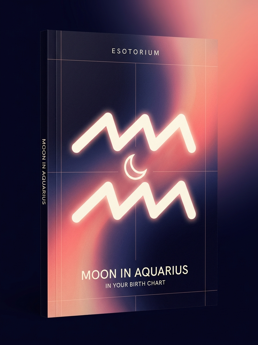 Moon in Aquarius — Meaning in Your Birth Chart — Esotorium cover v4