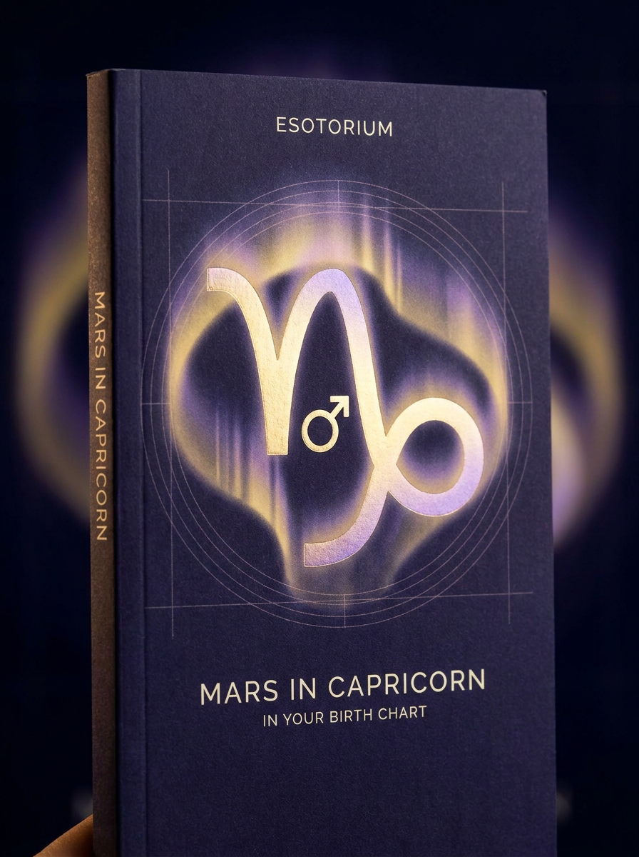 Mars in Capricorn — Meaning in Your Birth Chart — Esotorium cover v4