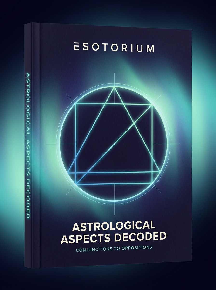 Astrological Aspects Decoded — Conjunctions to Oppositions — Esotorium cover v4