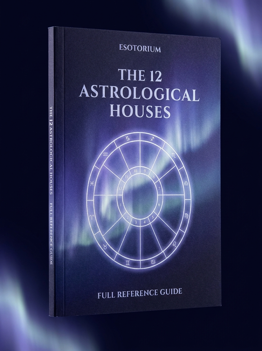 The 12 Astrological Houses — Full Reference Guide — Esotorium cover v4
