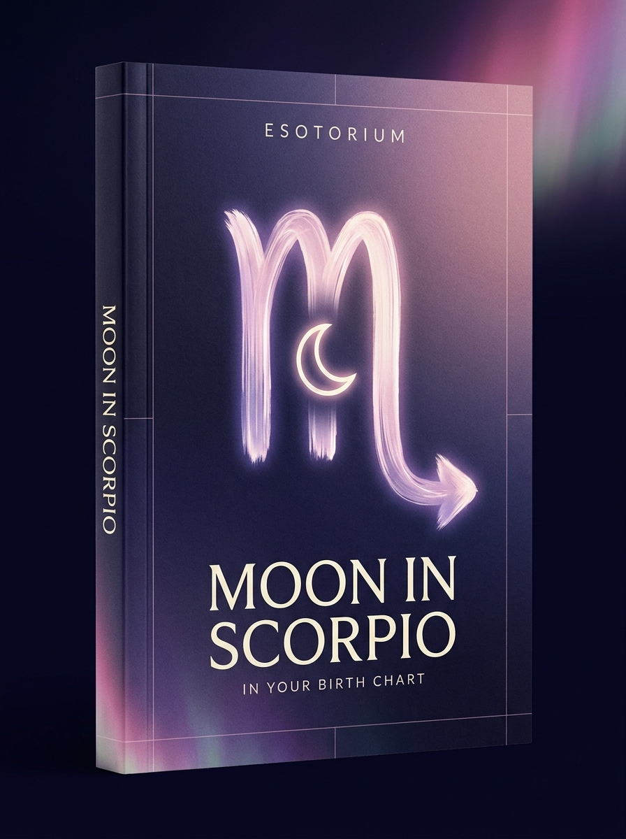 Moon in Scorpio — Meaning in Your Birth Chart — Esotorium cover v4
