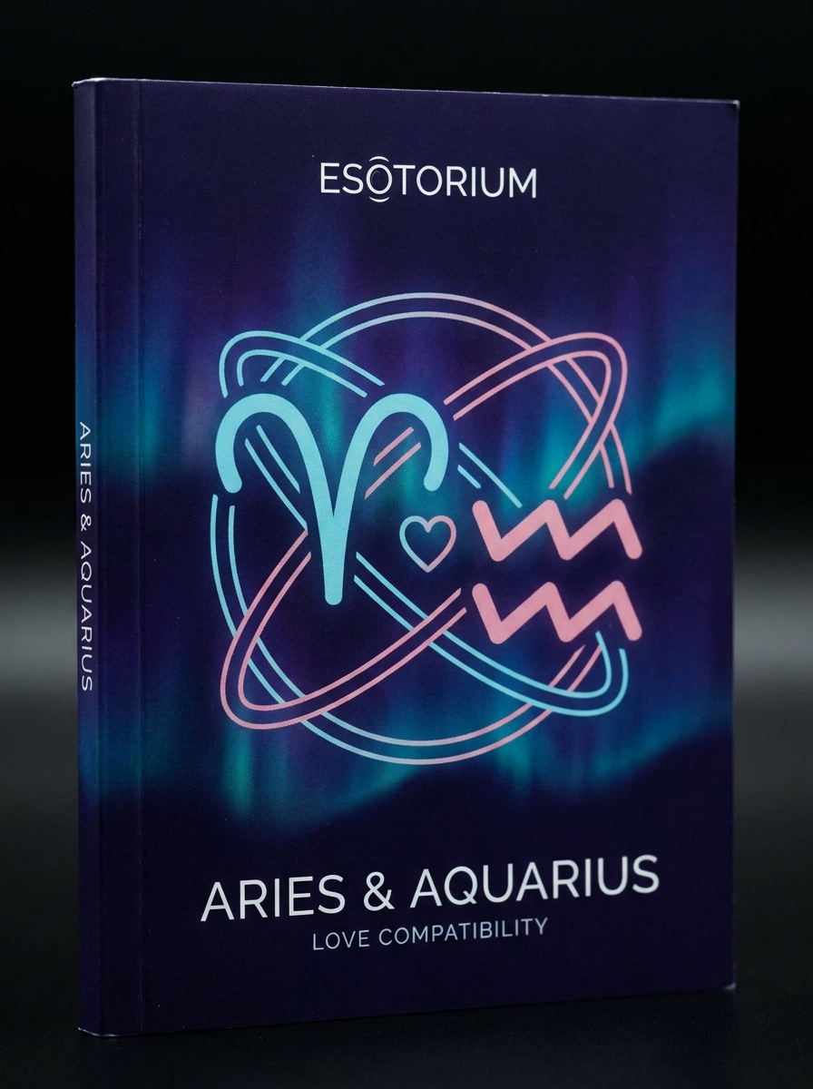 Aries and Aquarius Compatibility — Love, Sex & Friendship — Esotorium cover v4