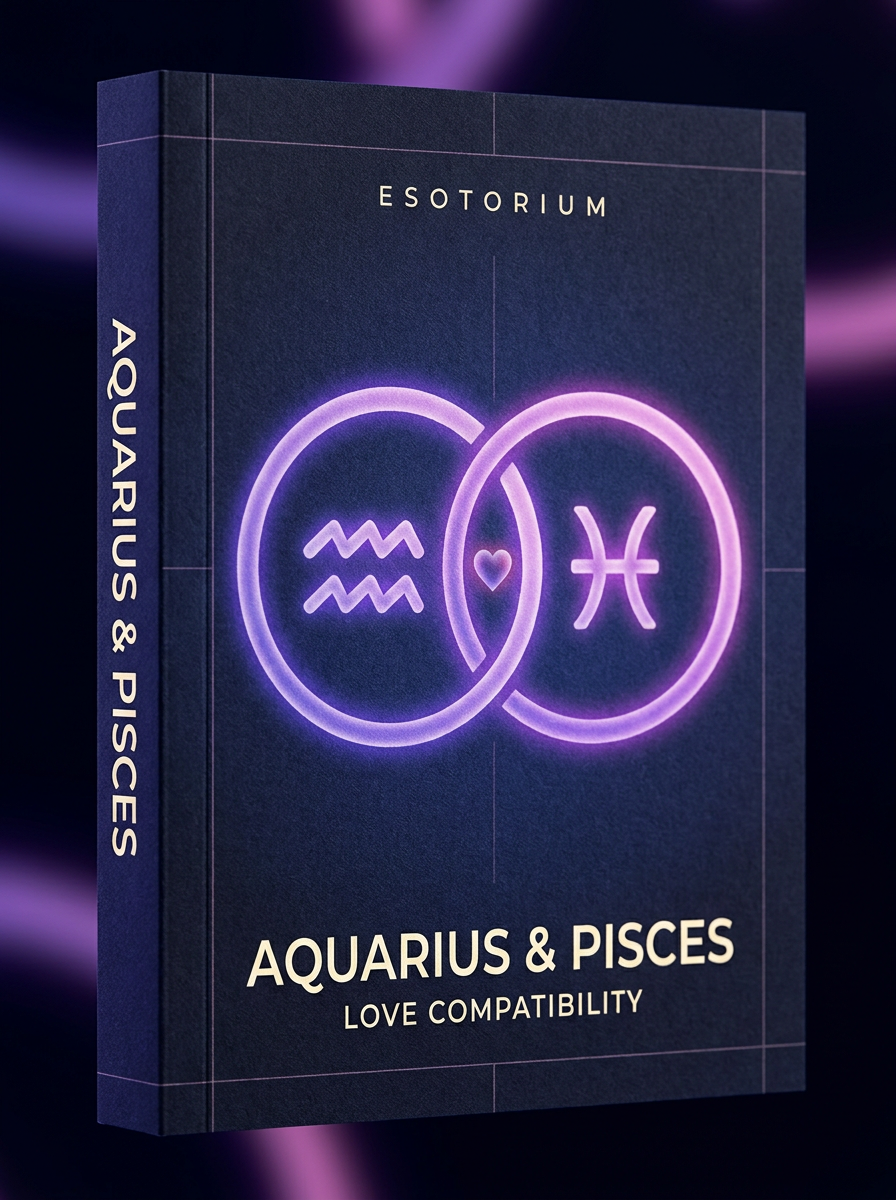 Aquarius and Pisces Compatibility — Love, Sex & Friendship — Esotorium cover v4