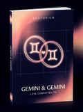 Gemini and Gemini Compatibility — Love, Sex & Friendship — Esotorium cover v4