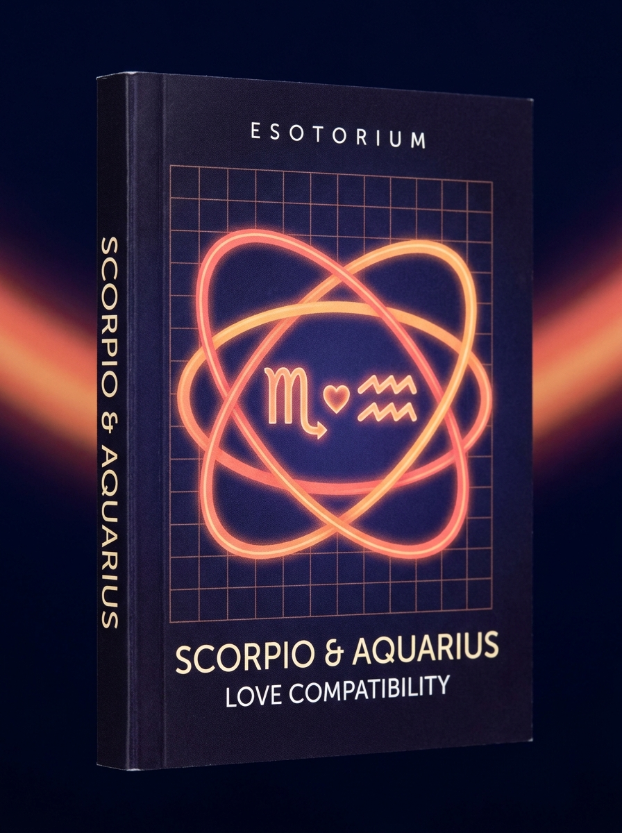 Scorpio and Aquarius Compatibility — Love, Sex & Friendship — Esotorium cover v4