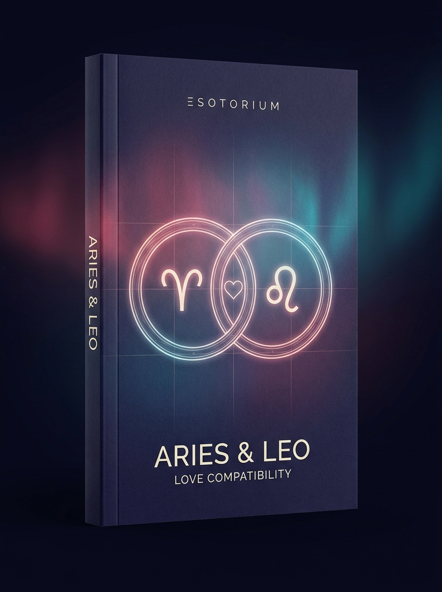 Aries and Leo Compatibility — Love, Sex & Friendship — Esotorium cover v4