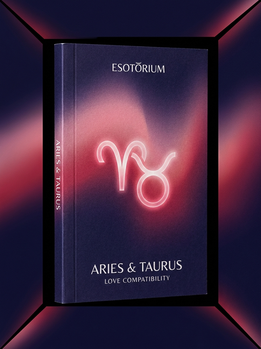 Aries and Taurus Compatibility — Love, Sex & Friendship — Esotorium cover v4