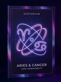 Aries and Cancer Compatibility — Love, Sex & Friendship — Esotorium cover v4