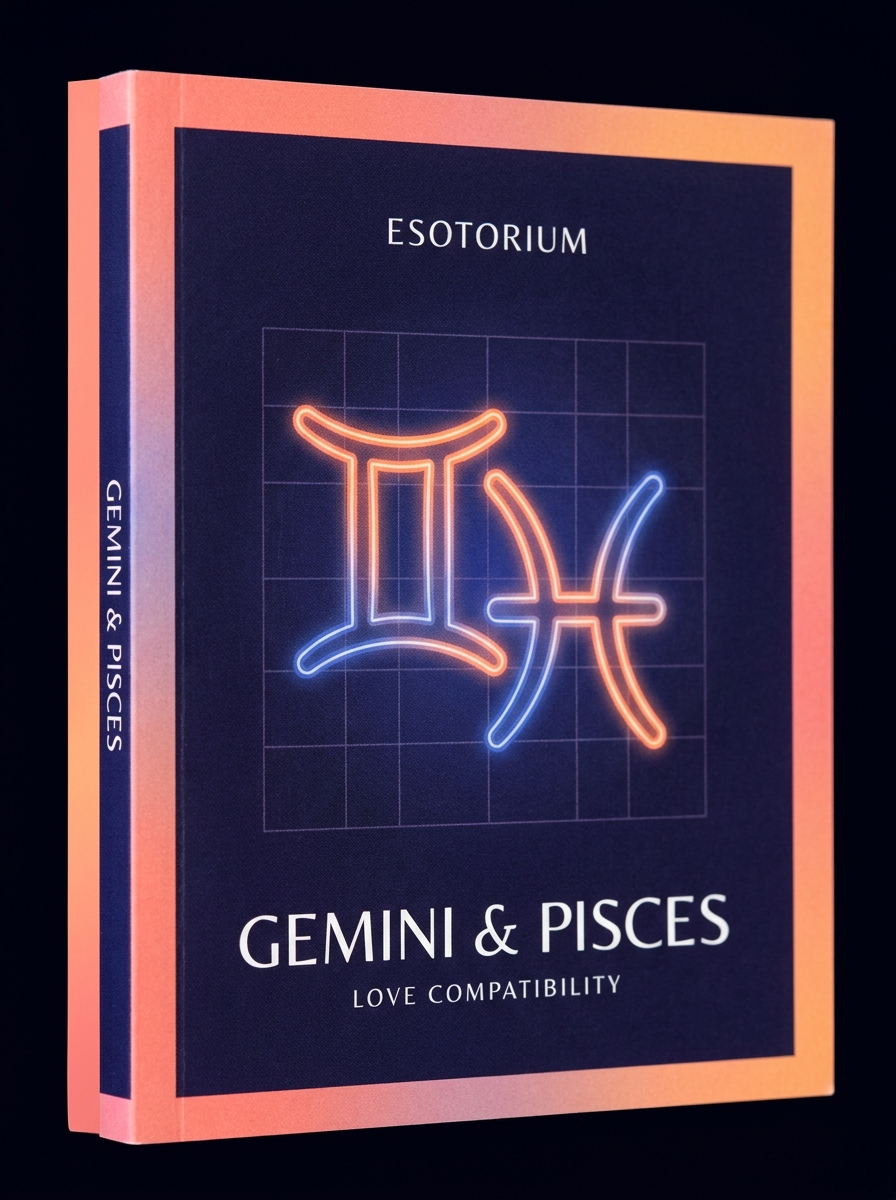 Gemini and Pisces Compatibility — Love, Sex & Friendship — Esotorium cover v4