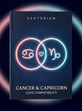 Cancer and Capricorn Compatibility — Love, Sex & Friendship — Esotorium cover v4