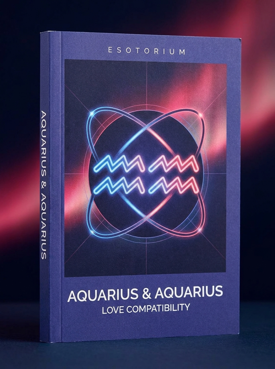Aquarius and Aquarius Compatibility — Love, Sex & Friendship — Esotorium cover v4