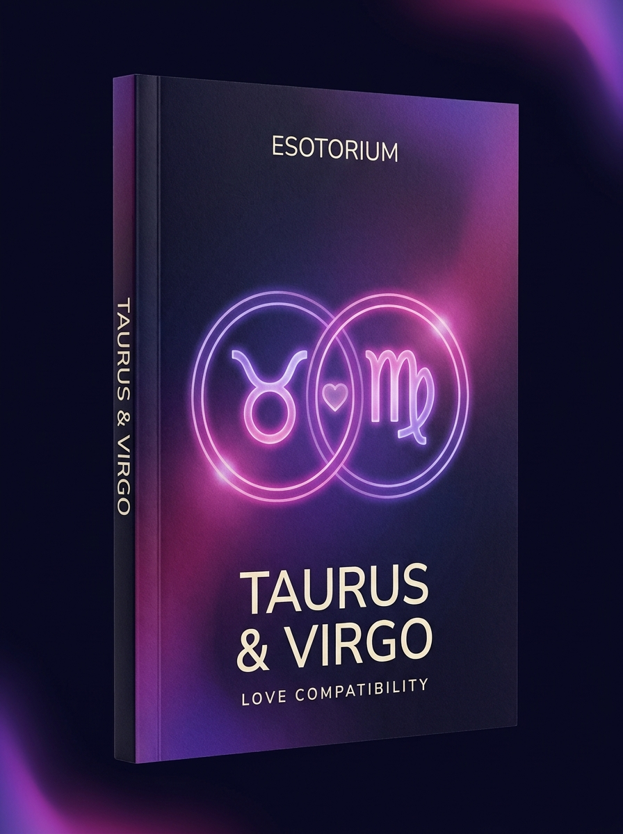 Taurus and Virgo Compatibility — Love, Sex & Friendship — Esotorium cover v4