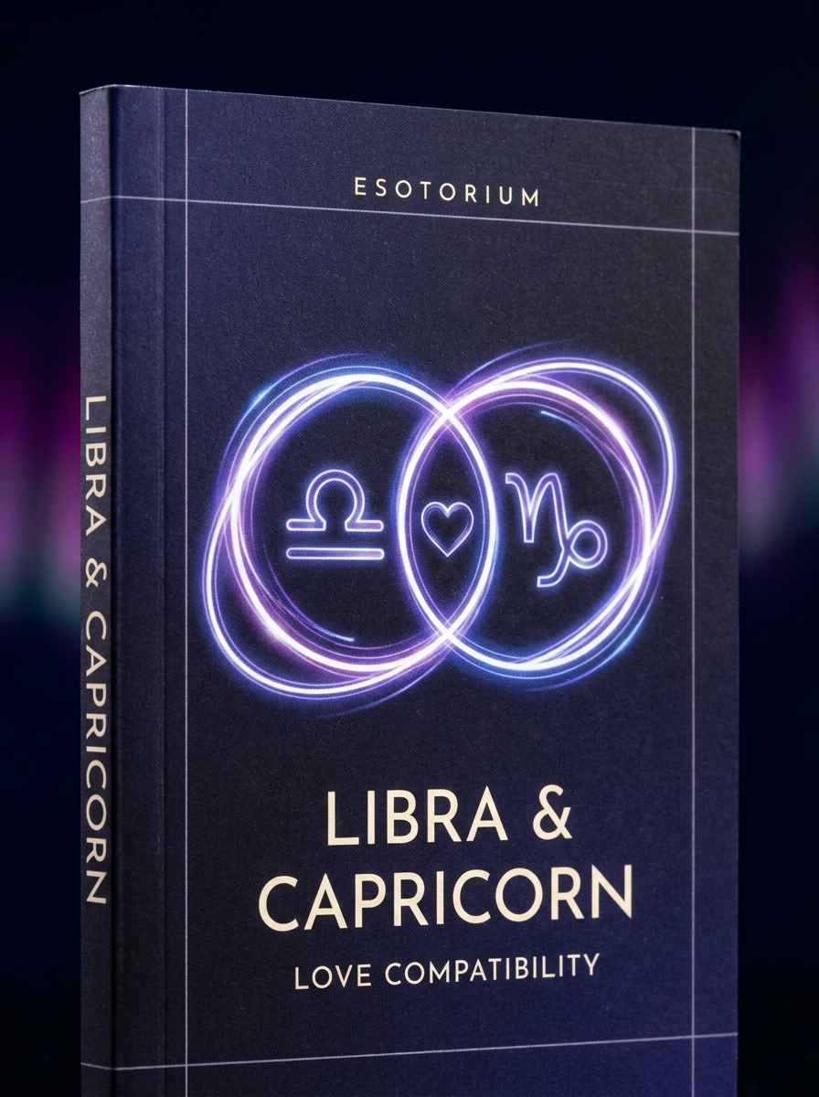 Libra and Capricorn Compatibility — Love, Sex & Friendship — Esotorium cover v4