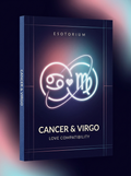 Cancer and Virgo Compatibility — Love, Sex & Friendship — Esotorium cover v4