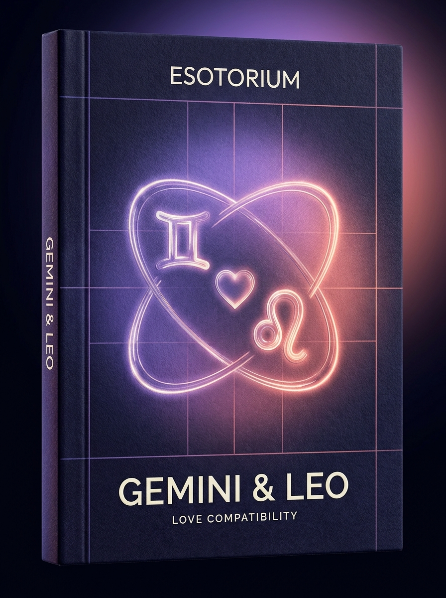 Gemini and Leo Compatibility — Love, Sex & Friendship — Esotorium cover v4