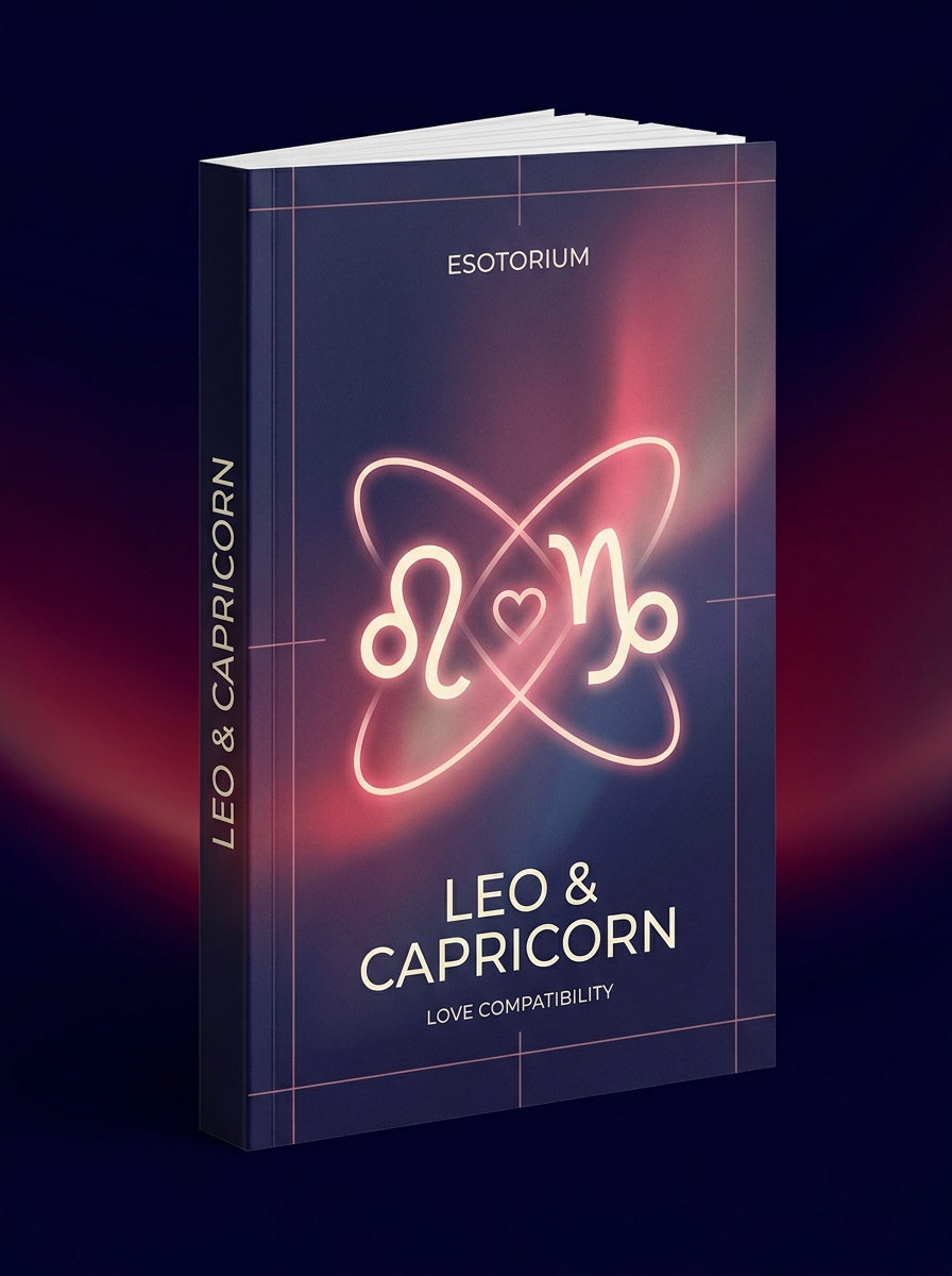 Leo and Capricorn Compatibility — Love, Sex & Friendship — Esotorium cover v4