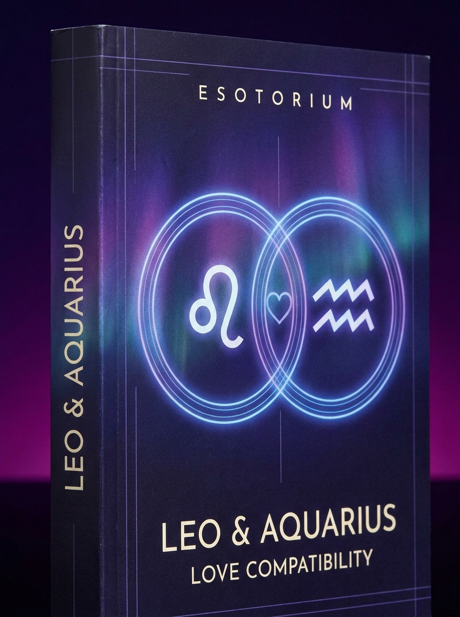 Leo and Aquarius Compatibility — Love, Sex & Friendship — Esotorium cover v4