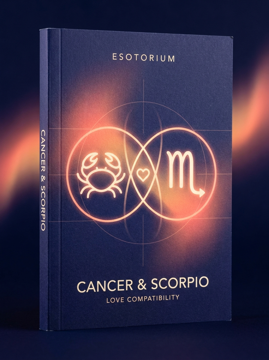 Cancer and Scorpio Compatibility — Love, Sex & Friendship — Esotorium cover v4