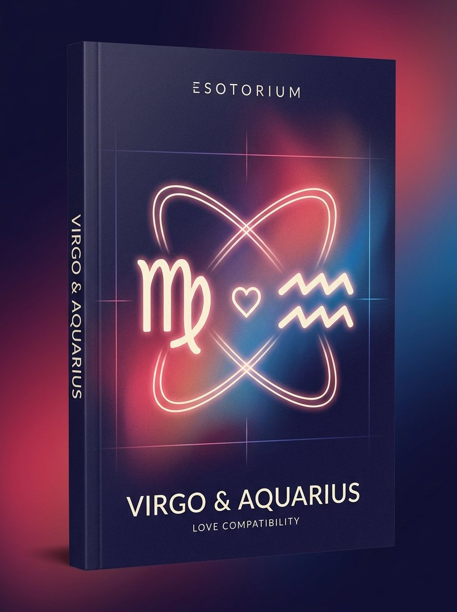 Virgo and Aquarius Compatibility — Love, Sex & Friendship — Esotorium cover v4