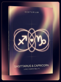 Sagittarius and Capricorn Compatibility — Love, Sex & Friendship — Esotorium cover v4