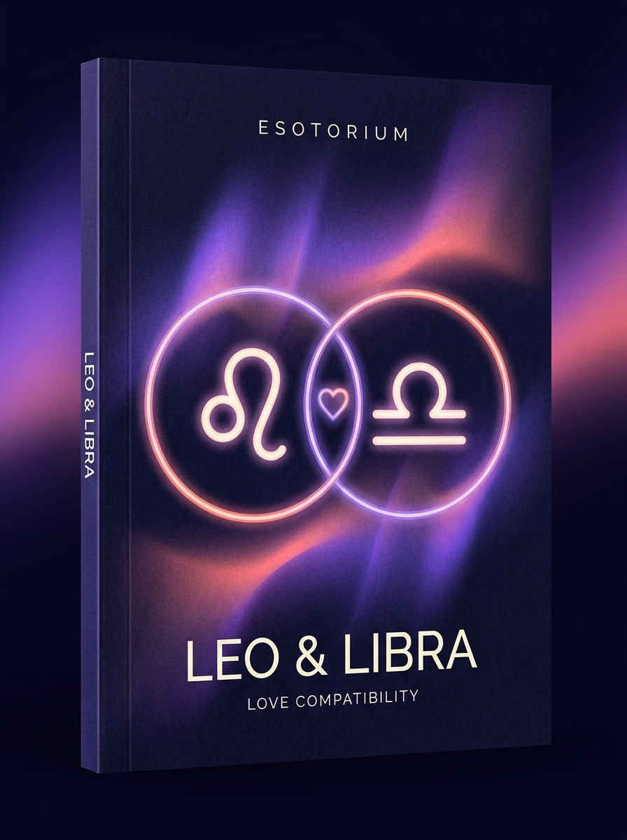 Leo and Libra Compatibility — Love, Sex & Friendship — Esotorium cover v4