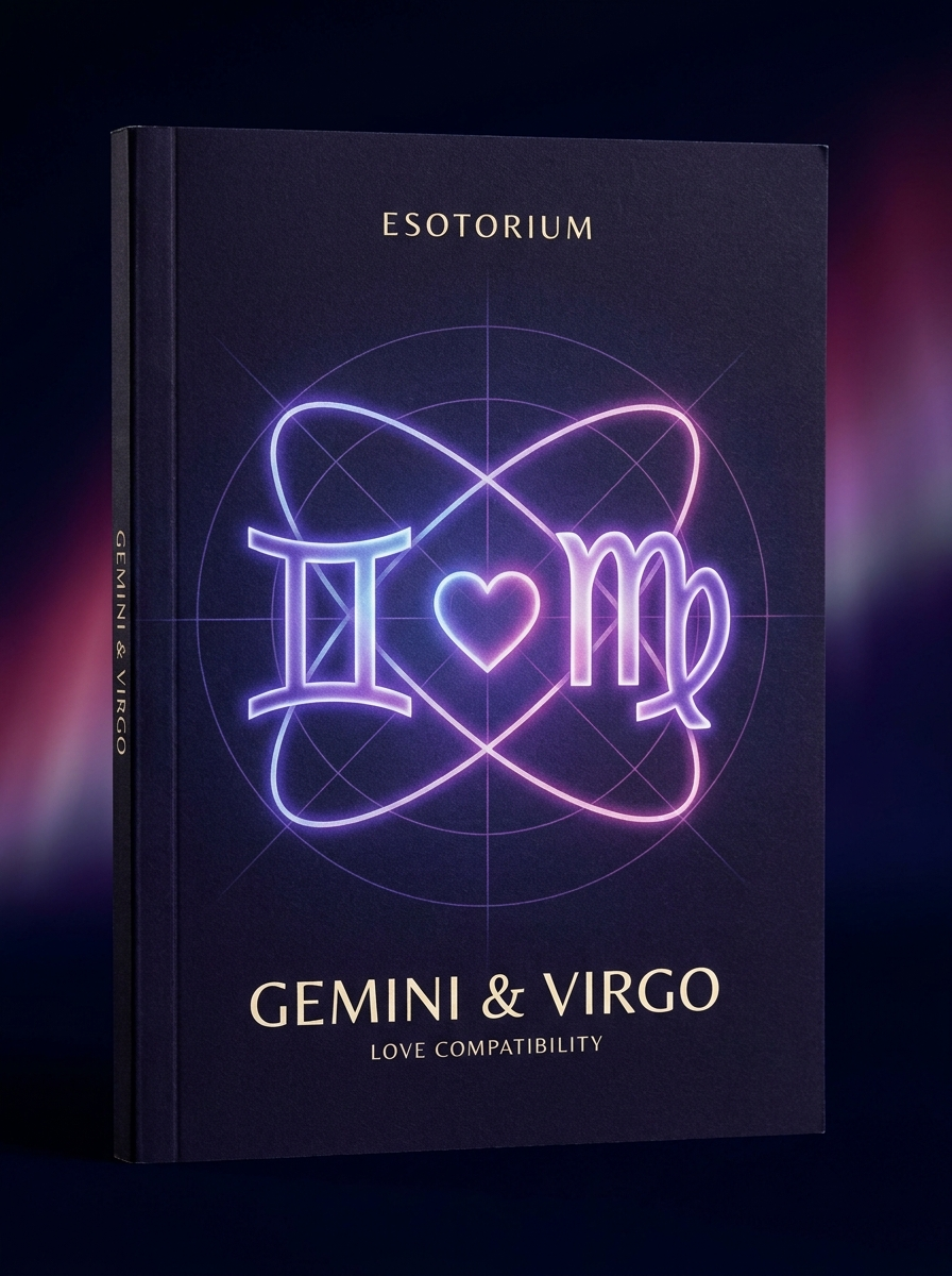 Gemini and Virgo Compatibility — Love, Sex & Friendship — Esotorium cover v4