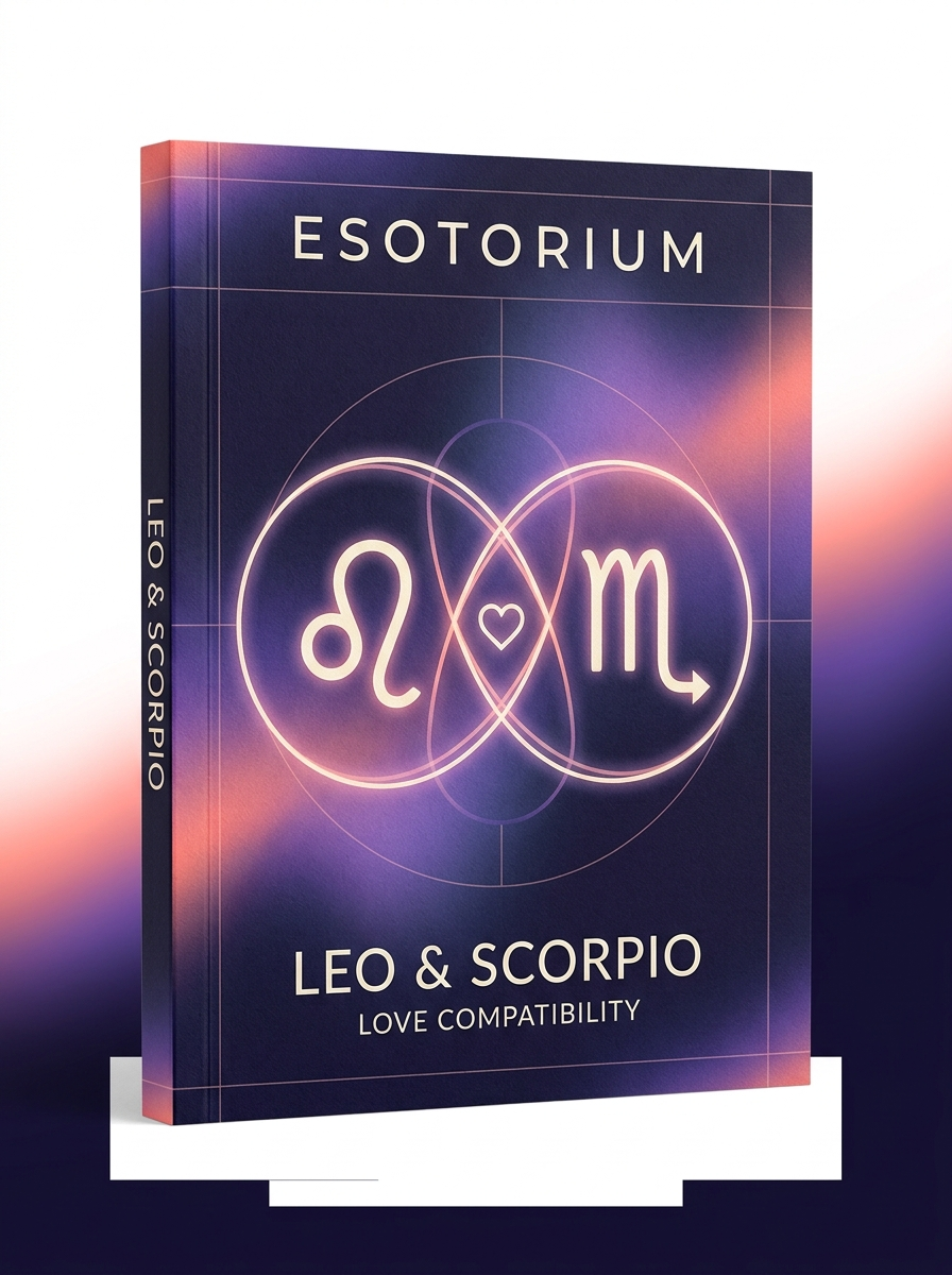 Leo and Scorpio Compatibility — Love, Sex & Friendship — Esotorium cover v4