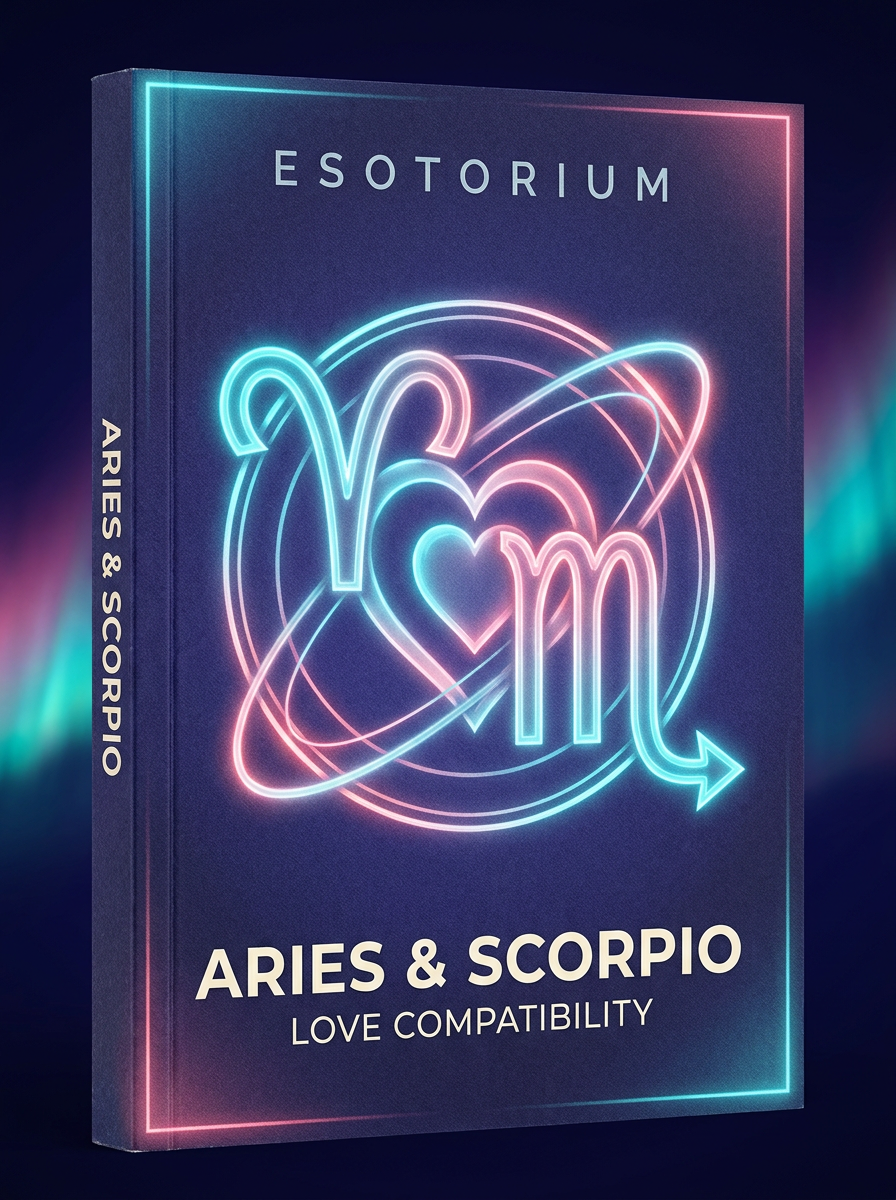 Aries and Scorpio Compatibility — Love, Sex & Friendship — Esotorium cover v4