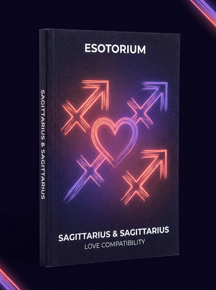 Sagittarius and Sagittarius Compatibility — Love, Sex & Friendship — Esotorium cover v4