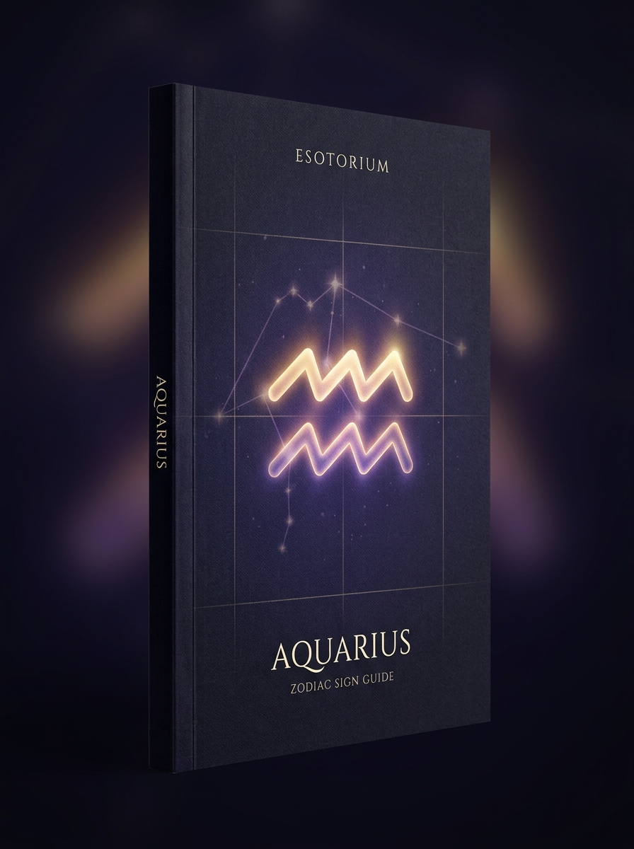 Aquarius Zodiac Sign — Complete Personality Guide — Esotorium cover v4