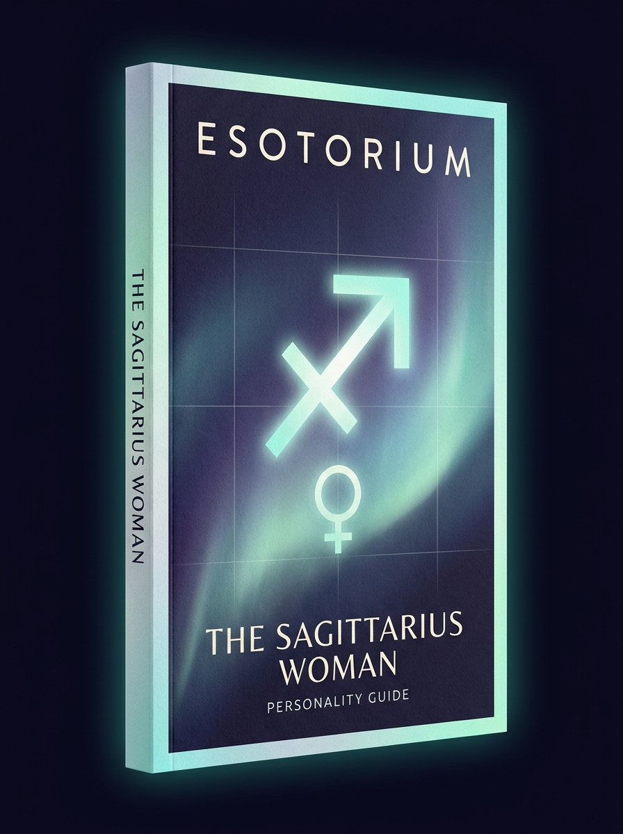 The Sagittarius Woman — Personality, Love & Compatibility — Esotorium cover v4