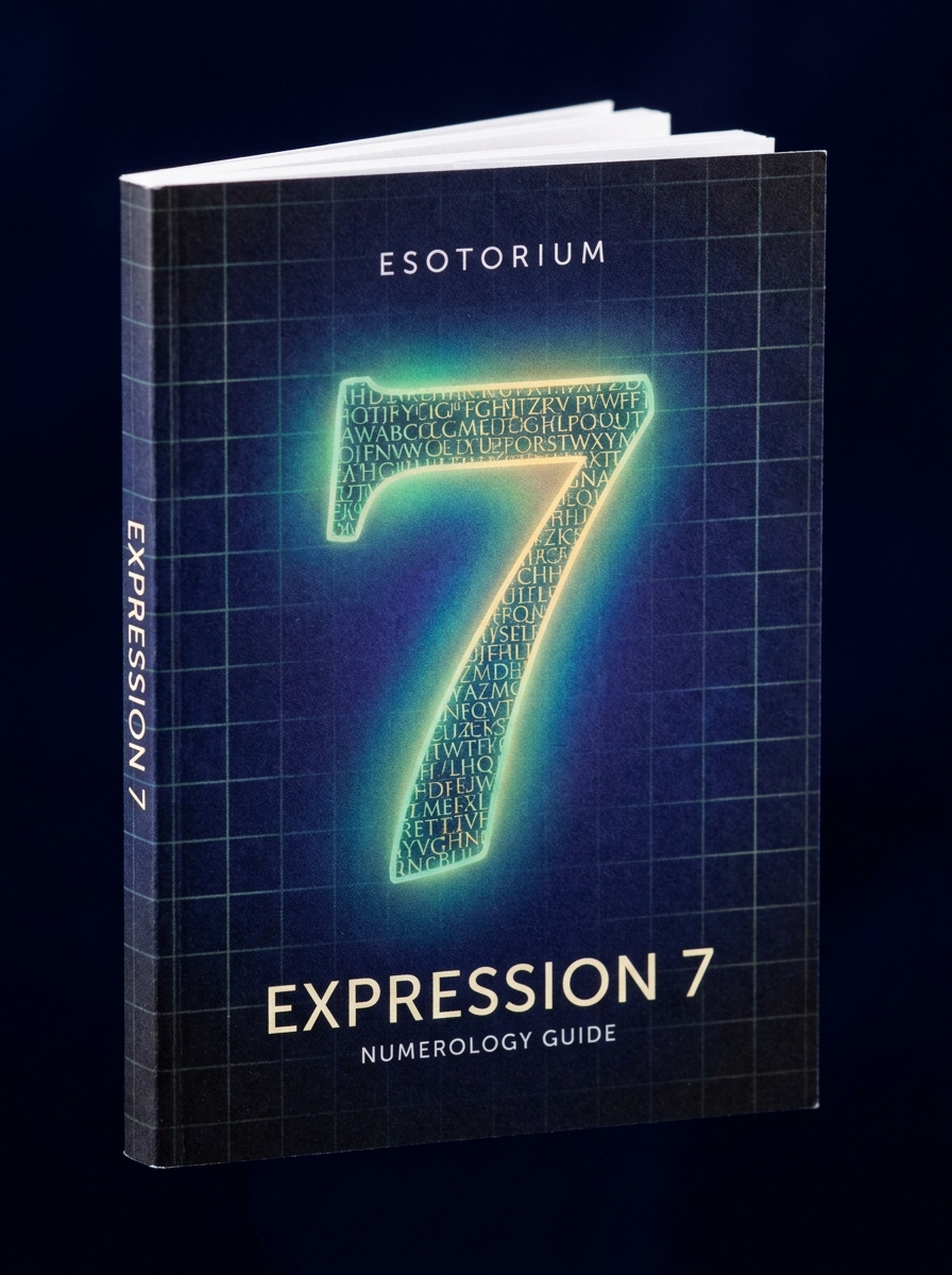 Expression Number 7 — Meaning & Talents — Esotorium cover v4