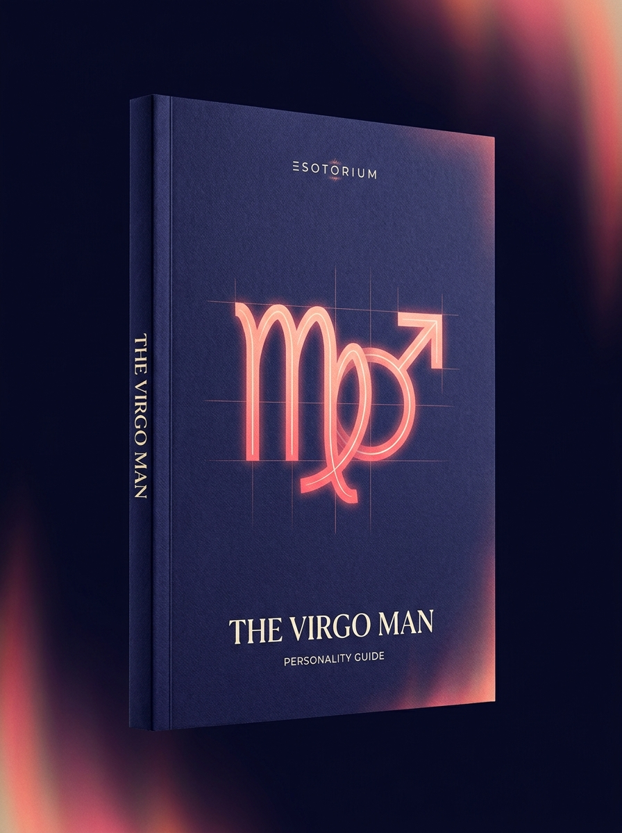 The Virgo Man — Personality, Love & Compatibility — Esotorium cover v4