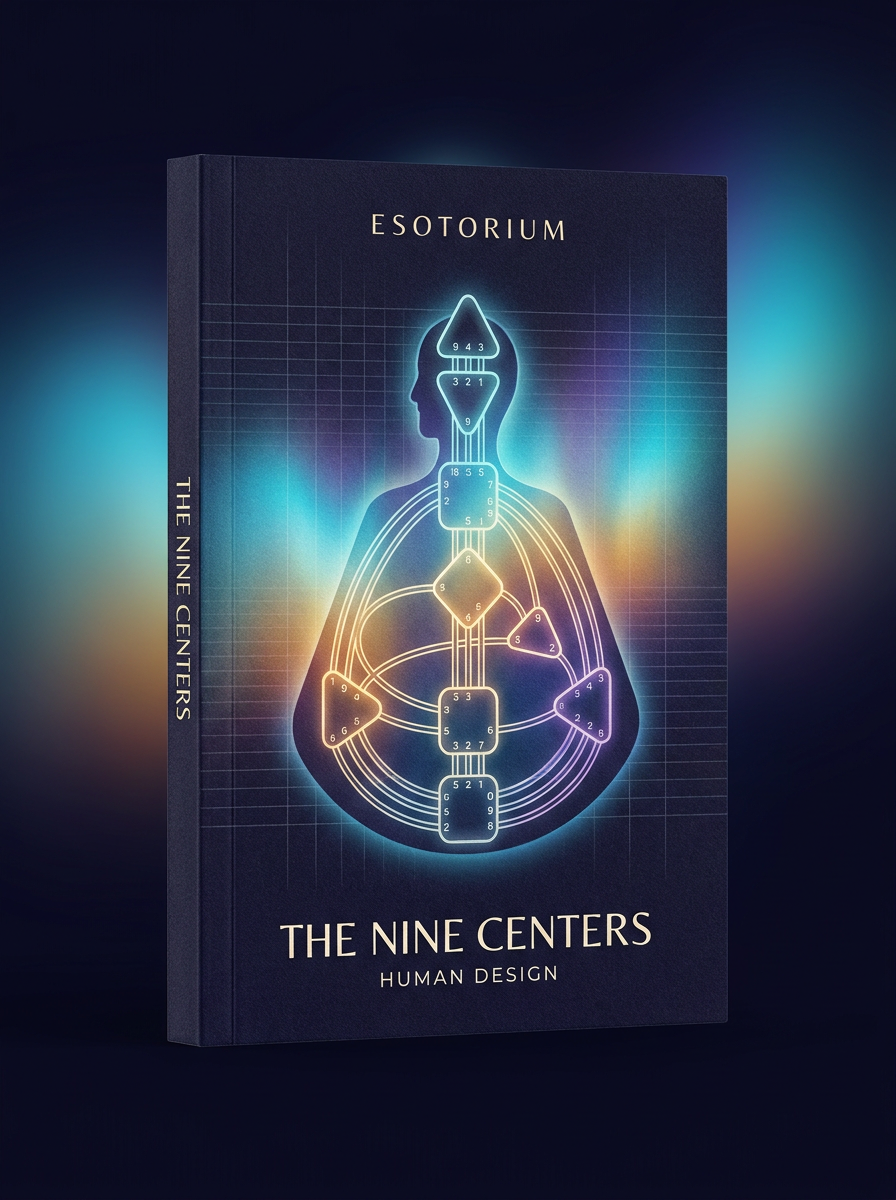 The 9 Centres in Human Design — Defined vs Open — Esotorium cover v4